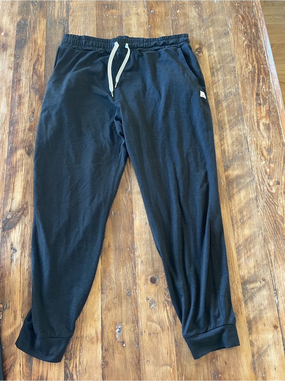 Vuori Womens Black Drawstring Jogger Pants